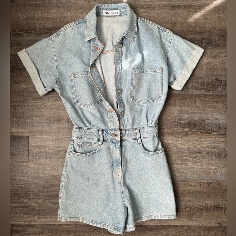 ZARA | DENIM JUMPSUIT